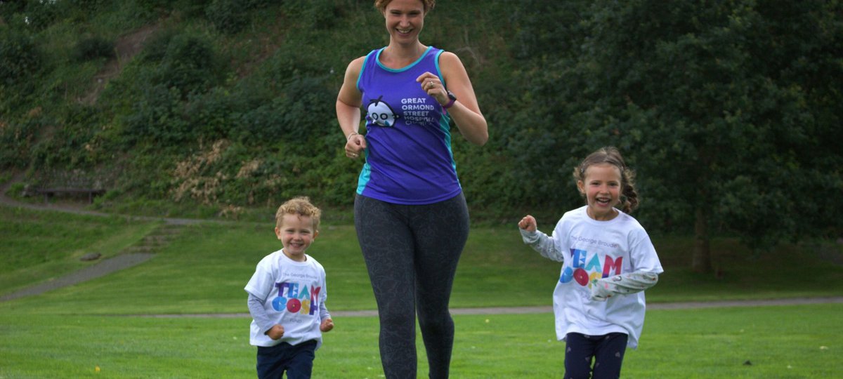 George and family in their TeamGOSH shirts