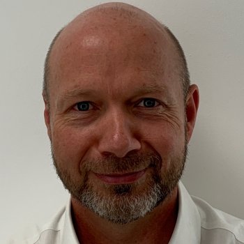 Headshot of Dr McCabe, University of Manchester