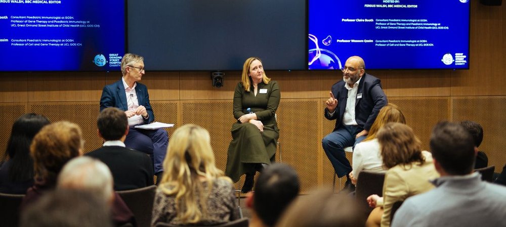 Panel discussion between BBC journalist and GOSH researchers