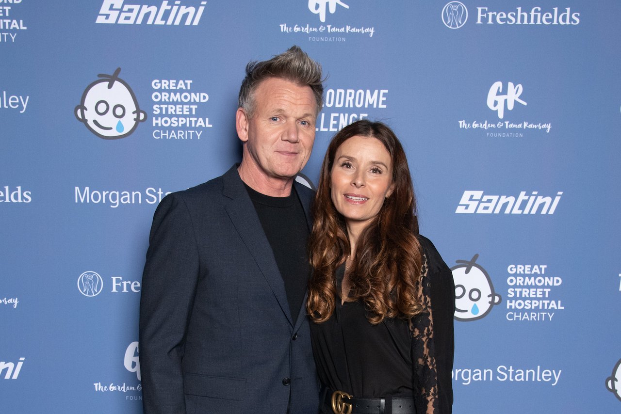 Gordon and Tana Ramsay at the Velodrome Challenge