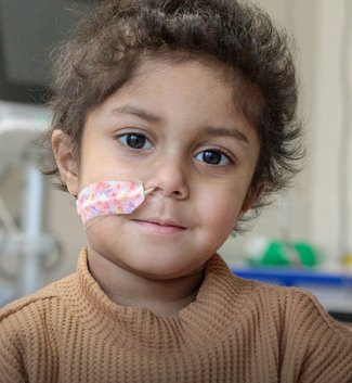 A portrait of GOSH patient Yumna.