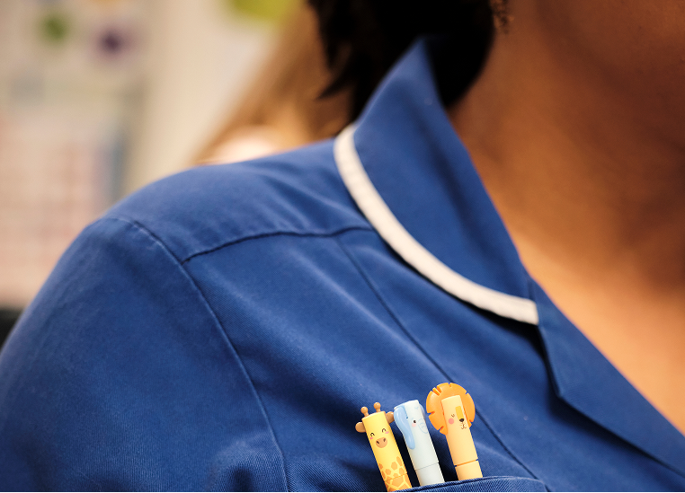 animals pens in nurse's pocket