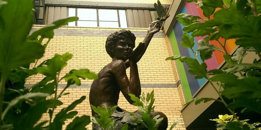 Peter Pan statue at GOSH
