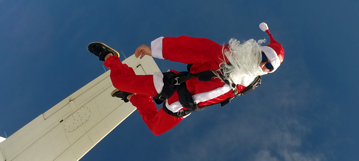 Santa skydive web banner