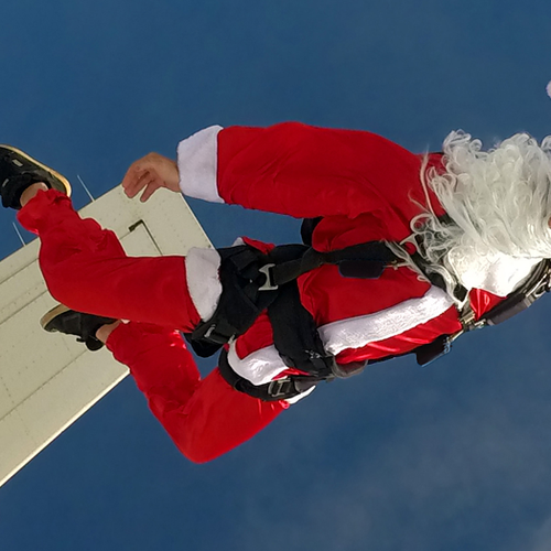 Santa skydive web banner