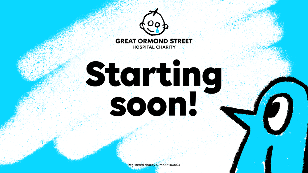 Starting Soon graphic for streaming